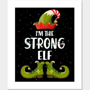 Im The Strong Elf Christmas Posters and Art